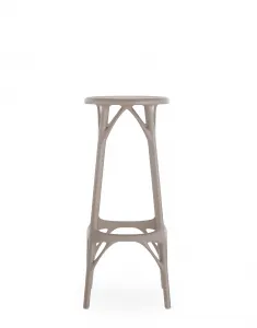 Barová stolička A.I. STOOL LIGHT, v. 75 cm, viac farieb - Kartell Farba: černá