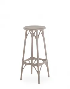 Barová stolička A.I. STOOL LIGHT, v. 75 cm, viac farieb - Kartell Farba: černá
