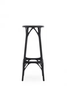 Barová stolička A.I. STOOL LIGHT, v. 75 cm, viac farieb - Kartell Farba: černá