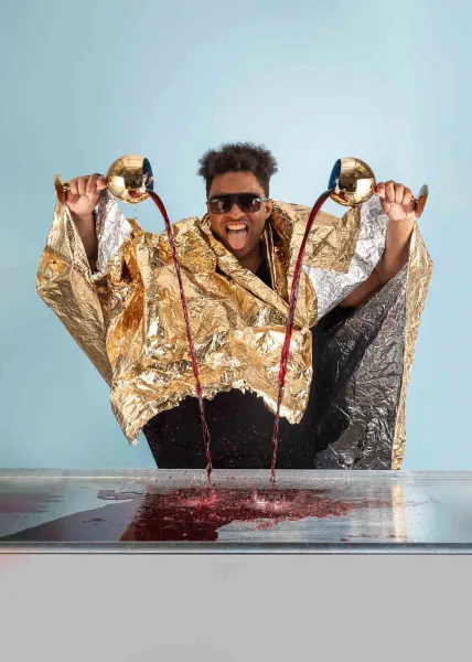 Poháre na víno "Bubbles", Gold Aurum - Lukáš Houdek