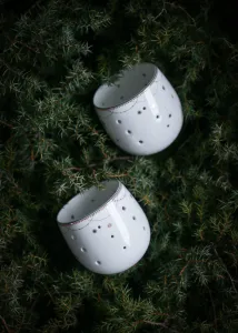 Garlands light miska 8 cm, 2 ks kolekcia Julemorgen - Wik & Walsøe