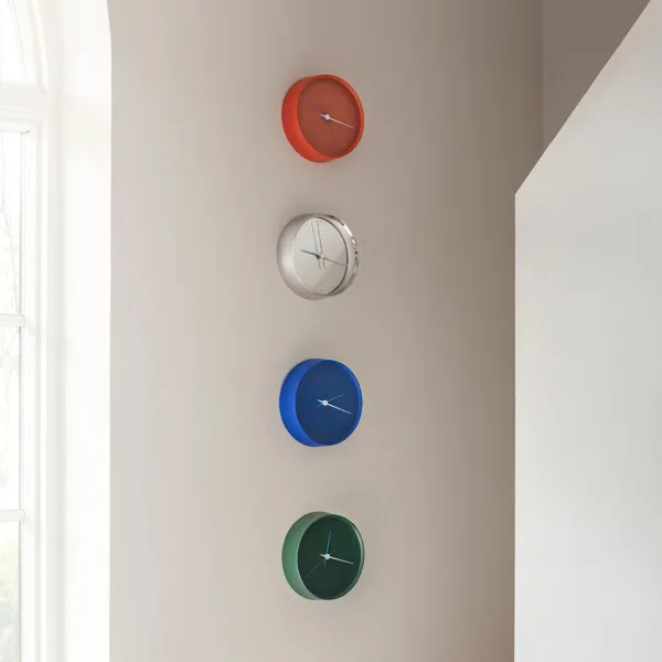 Nástenné hodiny Henning Koppel 22 cm, matná modrá - Georg Jensen