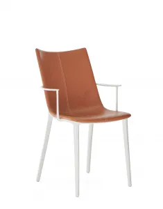 Stolička H.H.H. koža, viac variantov - Kartell Farba: Černá / černá