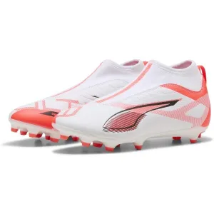 Puma ULTRA 5 MATCH+ LL FG/AG JR Detské kopačky, biela, veľkosť 29