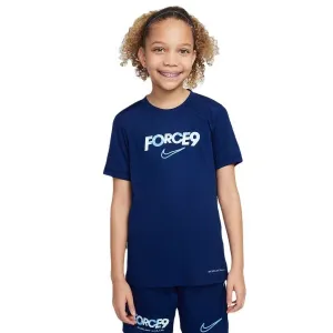 Nike ACADEMY25 Detské futbalové tričko, tmavo modrá, veľkosť