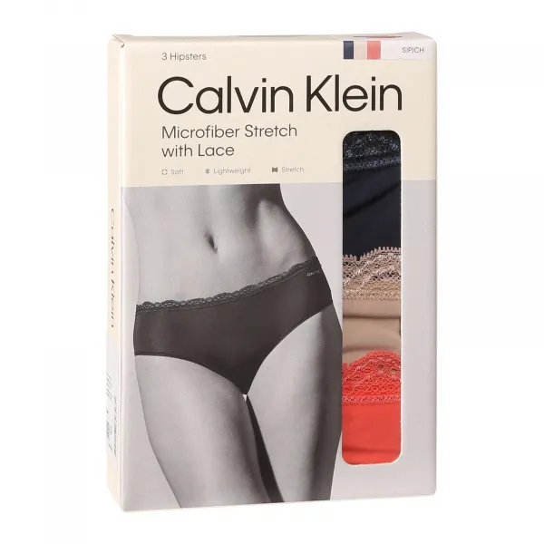 3PACK dámske nohavičky Calvin Klein viacfarebné (QD5302-WAS) M