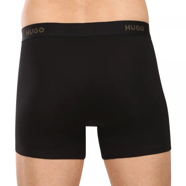 3PACK pánske boxerky HUGO čierne (50532613 972) L, trenky