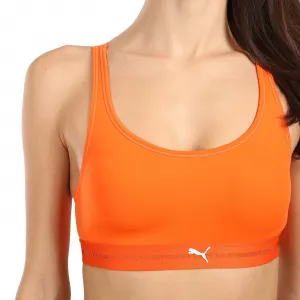 Dámska športová podprsenka Puma oranžová (701228124 002) M