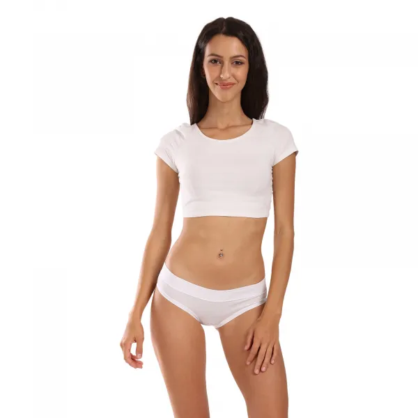3PACK dámske nohavičky Lovelygirl biele (4999-white) M