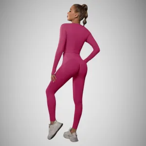 Legínovo Push-up fitness set ružový Veľkosť: L