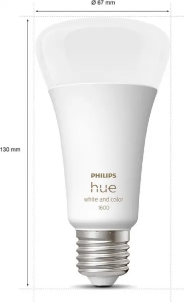 PHILIPS Hue White and Color Ambiance 15W 1600 E27