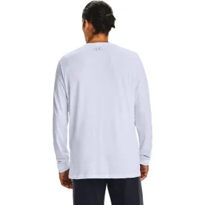 Tričko s dlhými rukávmi Under Armour Sportstyle Left Chest LS - white/black