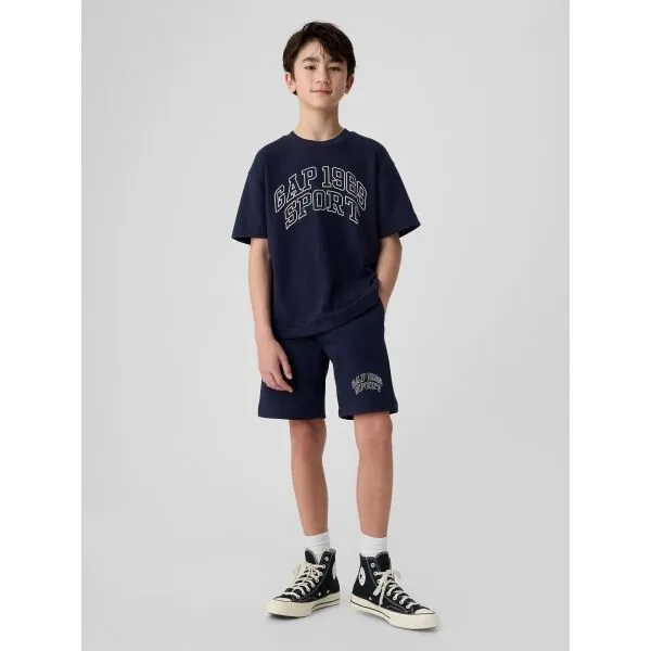 GAP INTL LOGO CREW Chlapčenské tričko, tmavo modrá, veľkosť