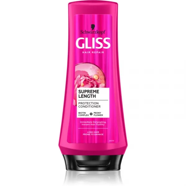 Schwarzkopf Gliss Supreme Length ochranný kondicionér pre dlhé vlasy 200 ml