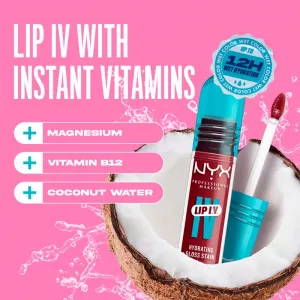 NYX Professional Makeup Lip IV dlhotrvajúci lesk na pery s hydratačným účinkom odtieň 09 - BLUSH RUSH 5 ml