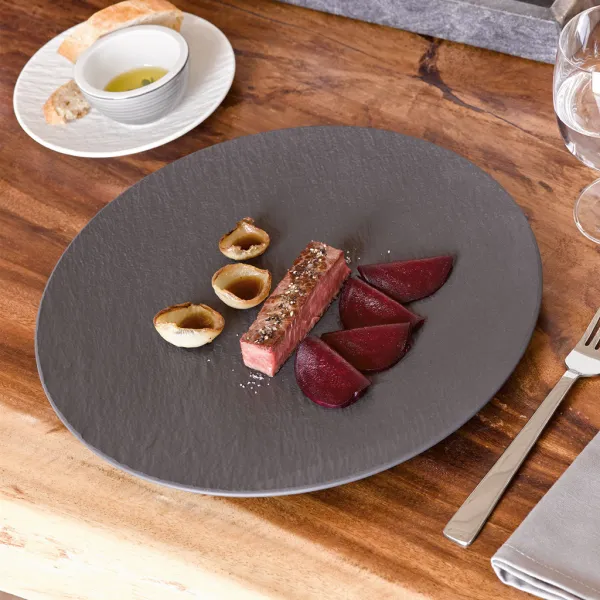 Tanier na pizzu, kolekcia Manufacture Rock - Villeroy & Boch
