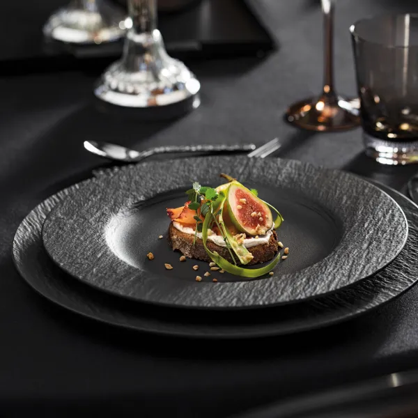 Plochý tanier, kolekcia Manufacture Rock - Villeroy & Boch