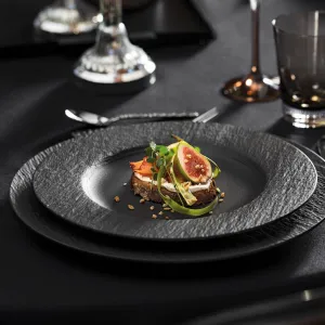 Plochý tanier, kolekcia Manufacture Rock - Villeroy & Boch