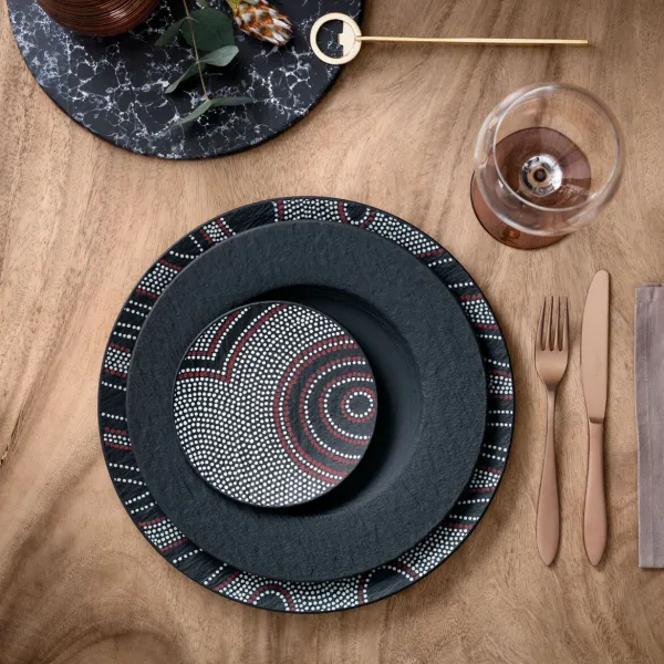 Plochý tanier, kolekcia Manufacture Rock - Villeroy & Boch