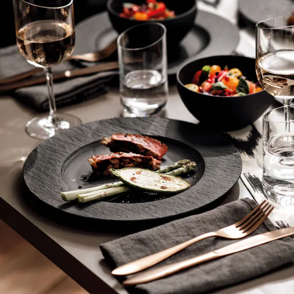Plochý tanier, kolekcia Manufacture Rock - Villeroy & Boch