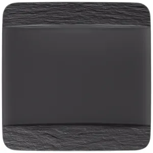 Štvorcový plytký tanier, kolekcia Manufacture Rock - Villeroy & Boch
