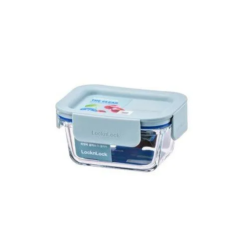 LOCKnLOCK Dóza sklenená obdĺžniková CLEAR, 160 ml, mint, 160 ml