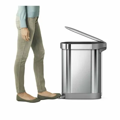 Simplehuman Pedálový odpadkový kôš Slim 45 l, nerez