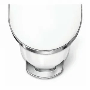 Simplehuman Pedálový odpadkový kôš Slim 45 l, biela