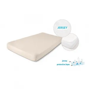 BABYMATEX Plachta nepremokavá Jersey 60x120 cm béžová