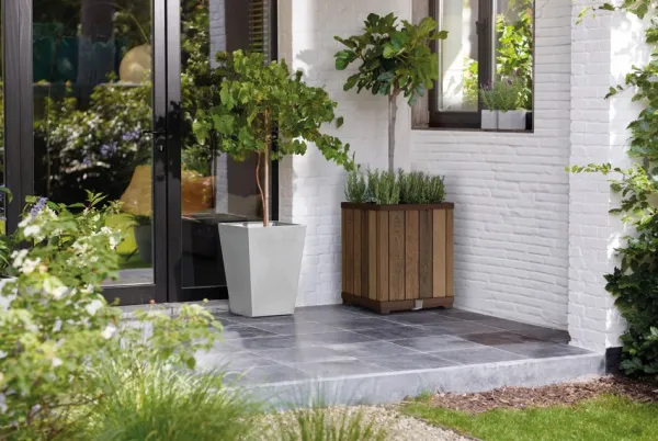KETER Záhradný kvetináč DECO RIGHT TALL PLANTER