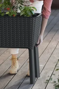 KETER Záhradný kvetináč PANOPLY 120 L | grafit