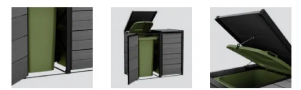 KETER Záhradný krycí panel HIDDEN COMPARTMENT STORAGE 240L