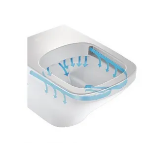 HOPA - Závesné WC OVALE BASSO RIMLESS sa SLIM sedadlom Soft-close OLKLT053ER