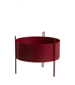 Kvetináč "Pidestall", stredný, 3 varianty - Woud Varianta: sivá