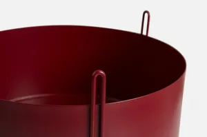 Kvetináč "Pidestall", stredný, 3 varianty - Woud Varianta: sivá