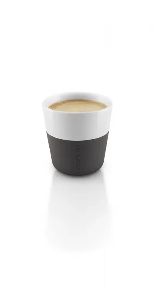 Hrnčeky na espresso 80ml, set 2ks, čierna, Eva Solo