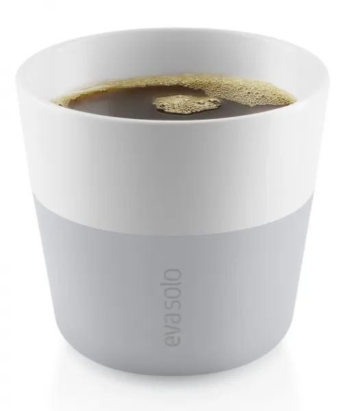 Hrnčeky na kávu Lungo sivé 230ml, set 2ks, eva solo