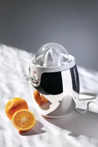 Elektrický odšťavovač citrusov z nerezovej ocele - Alessi