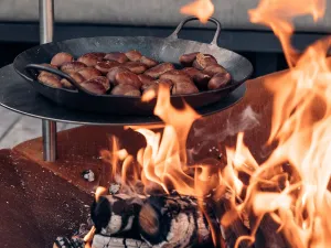 Grilovacia platňa / odkladací stolík pre ohnisko TRIPLE - Höfats
