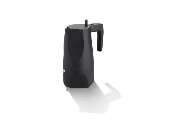 Espresso kávovar Ossidiana, čierny, priem. 12 cm - Alessi