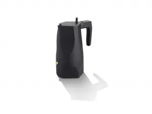 Espresso kávovar Ossidiana, čierny, priem. 12 cm - Alessi