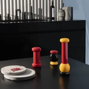 Drevený mlynček na korenie, priem. 7 cm - Alessi