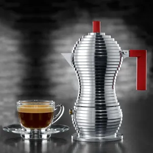 Espresso kávovar Pulcina, 150ml, červený - Alessi