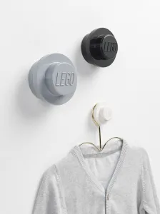 Vešiak na stenu, 3 ks, viac variant - LEGO Farba: bílá, černá, šedá