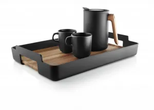 Šálka s tanierikom Nordic Kitchen 0,2l, čierna - Eva Solo