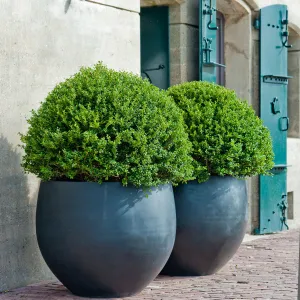 Pottery Pots Kvetináč Jumbo Orb, farba sivá, viac veľkostí - PotteryPots Velikost: M - v. 93 cm, ⌀ 110 cm
