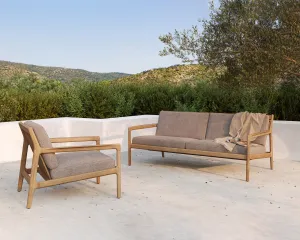 Vonkajšie kreslo Teak Jack, mocha - Ethnicraft