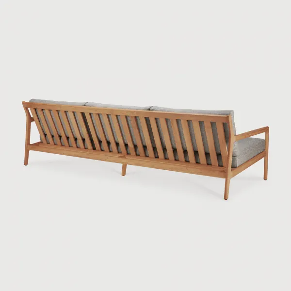 Vonkajšia pohovka pre 4 Teak Jack, mocha - Ethnicraft