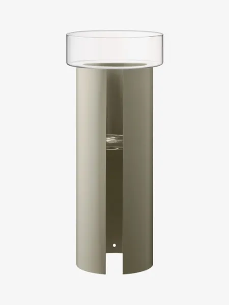 Terrazza kvetináč, v. 75 cm, Ø32 cm číra/betónovo sivá - LSA international