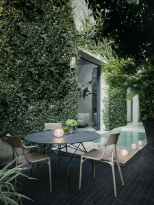 Vonkajší stôl GLOSSY OVAL, viac variantov - Kartell Farba: Černá/černá